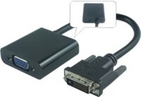 Actual product image MicroConnect Adapter AV DVI-D - D-Sub (VGA) black (DVIDVGA) (VGA, DVI, 25 cm)