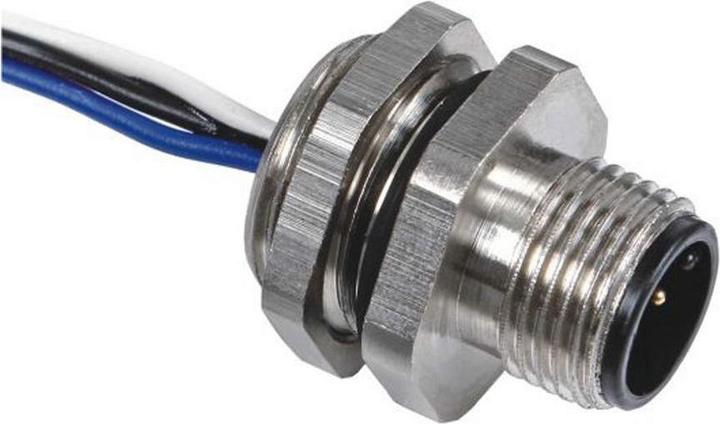 Produktbild RS PRO M12 Panel mount Male 5W 300 mm, PG9