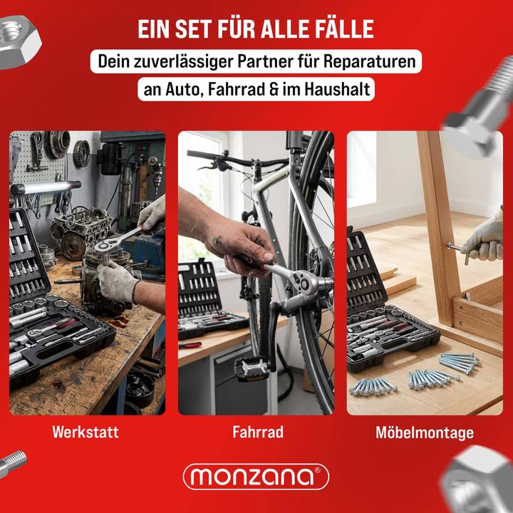 Actual product image Monzana Tool Set Box (1 Piece)