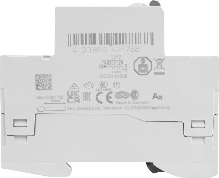 Produktbild Siemens RCCB Type A 25A 3+N-pole 30mA 400V 4mW
