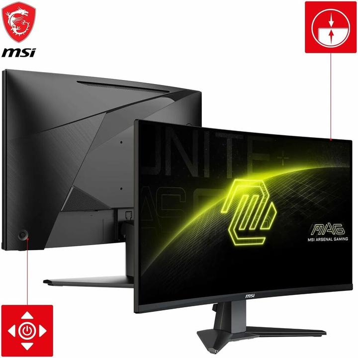 Produktbild ACADIA MSI MAG 27CQ6F écran plat de PC 68,6 cm (27") 2560 x 1440 pixels Quad HD LCD Noir (2560 x 1440 Pixel, 27")
