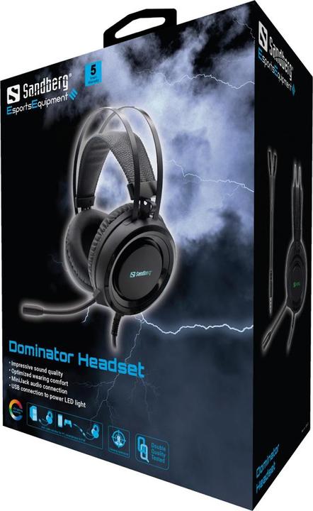 Actual product image Sandberg Dominator headset (Cable)
