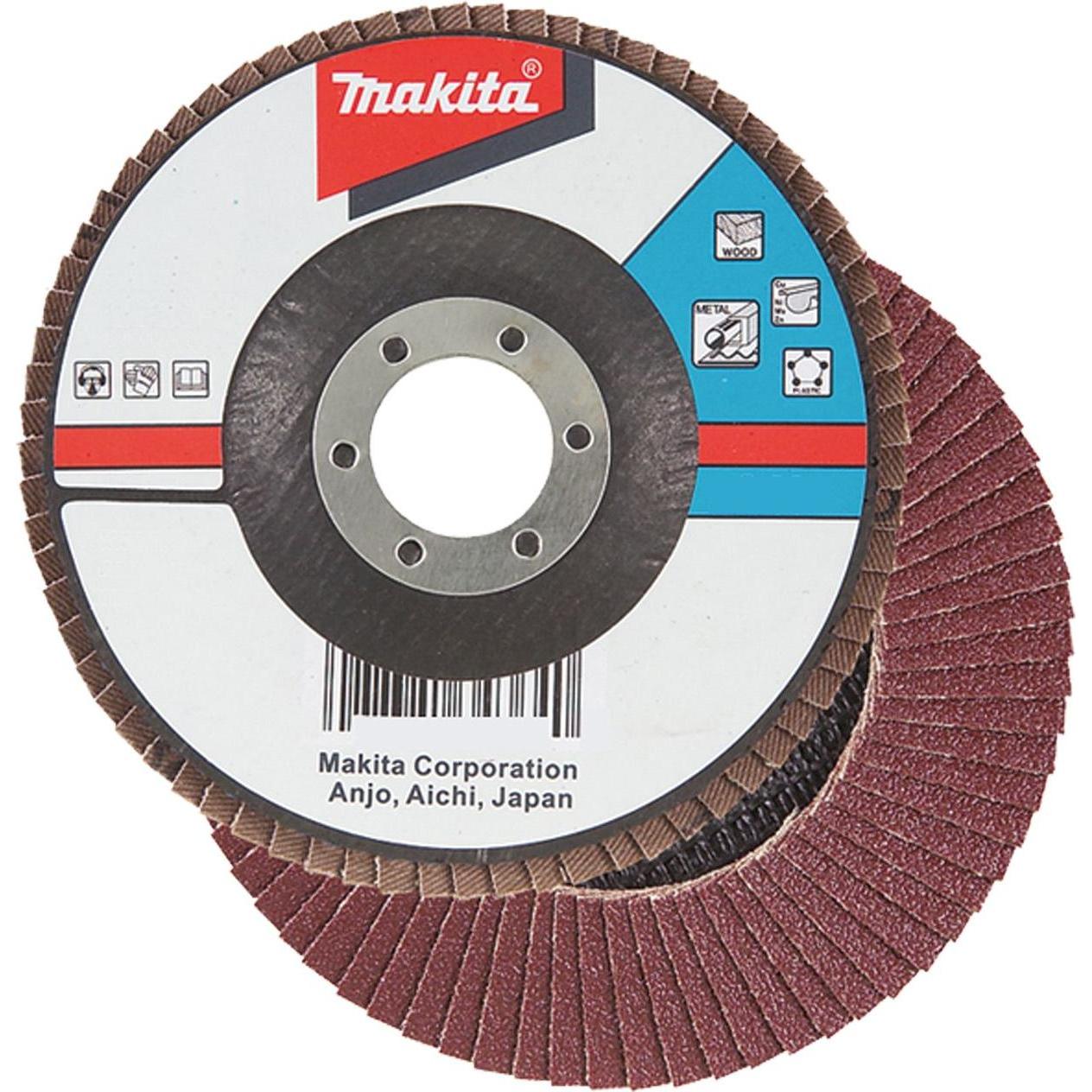 Makita, Schleifmittel, Fächerschleifscheibe 125 mm A8 (80)