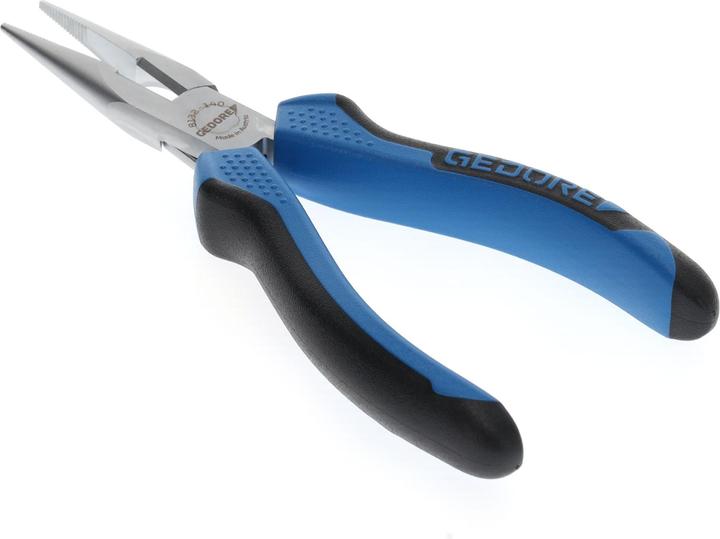 Actual product image Gedore 8132-140 JC Flat Round Nose Pliers 140 mm 2K-Handle (140 mm)