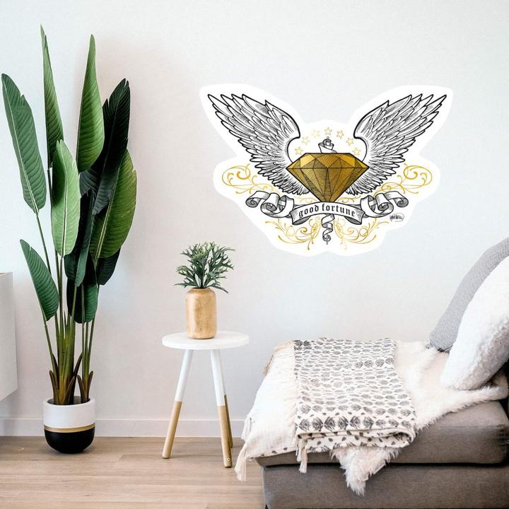 Produktbild LA Ink Diamant mit Flügeln (60 x 41 cm)