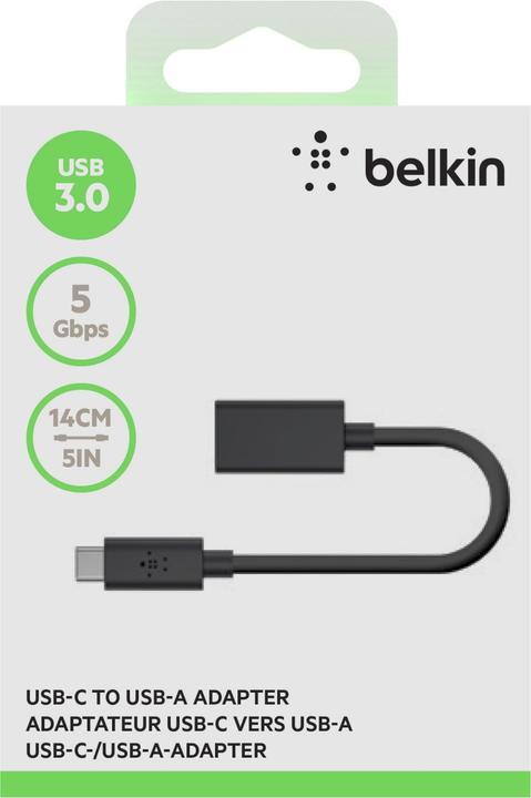 Produktbild Belkin USB 3.0 (0.14 m, USB 3.2 Gen 1, 18 W)