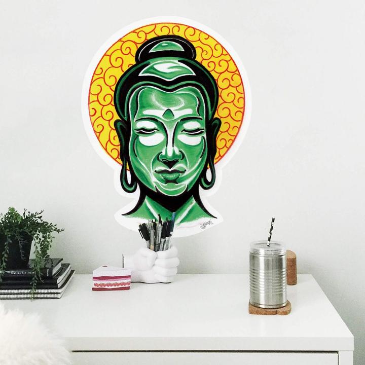 Immagine prodotto Miami Ink Testa di Buddha (46 x 60 cm)