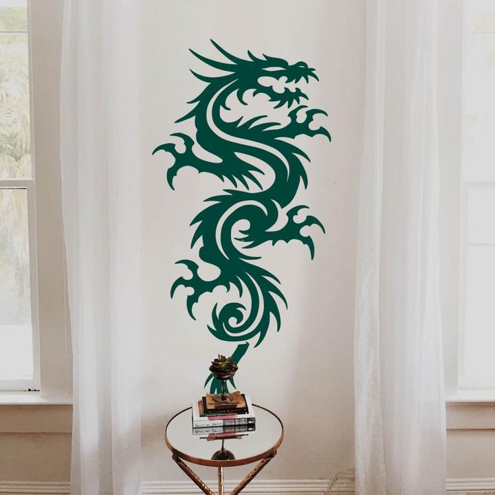 Actual product image Miami Ink Chinese dragon (19 x 40 cm)