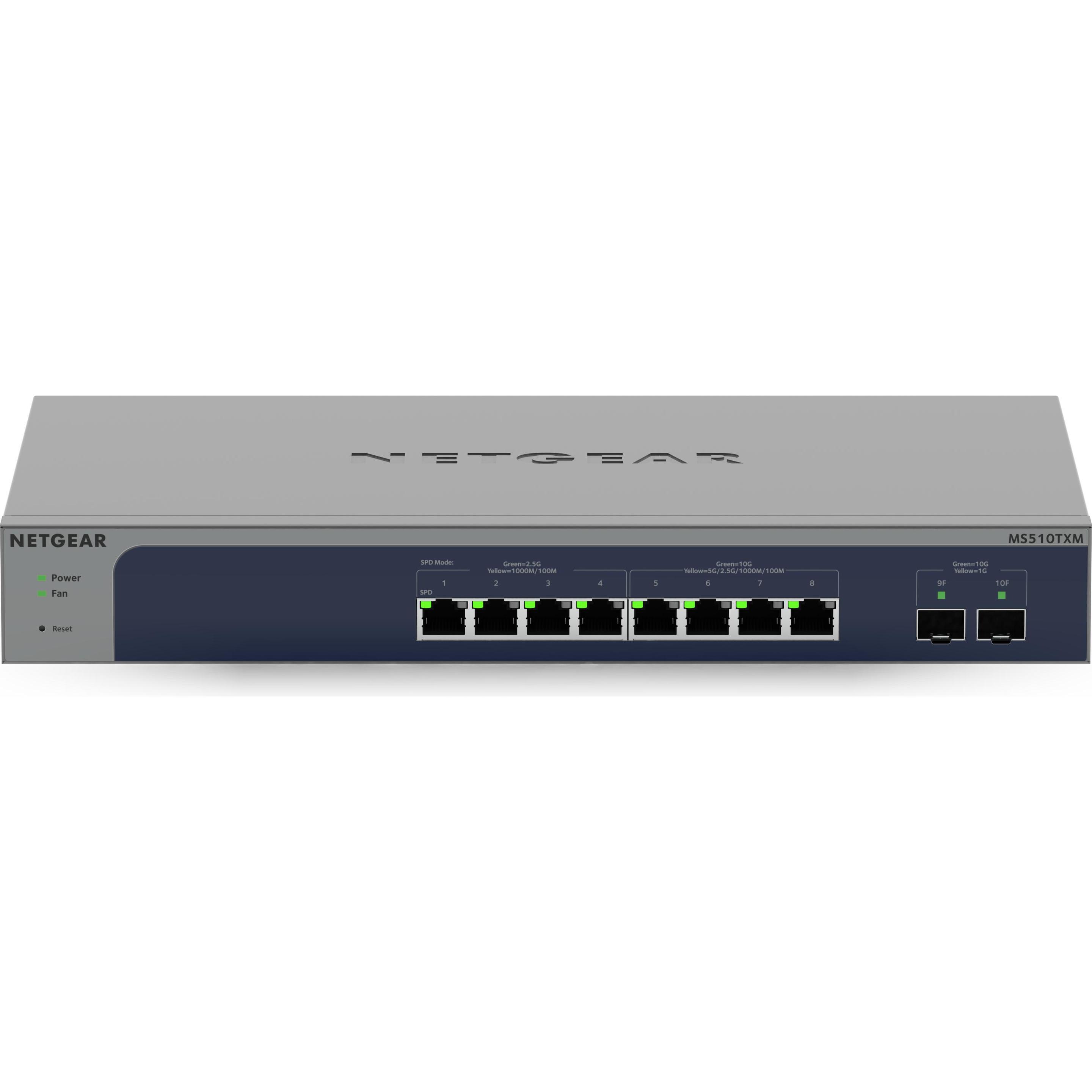 Netgear MS510TXM (8 Ports), Netzwerk Switch, Grau
