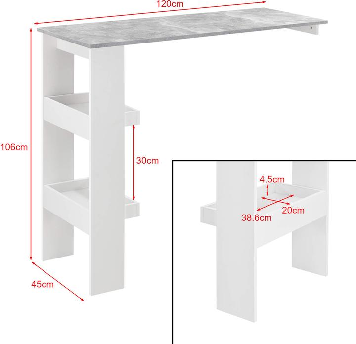 Produktbild En.Casa Bromölla (120 x 45 x 106 cm)