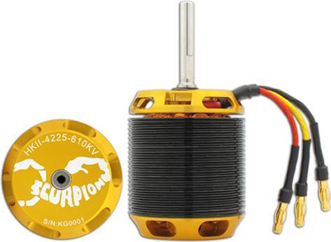 Scorpion Elektromotor HKII-4225-610KV (6mm Welle)