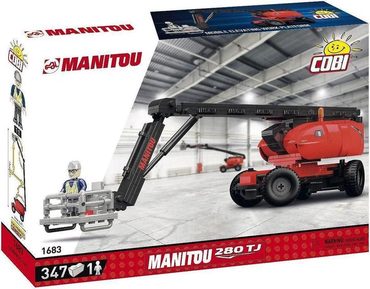 Actual product image Cobi 1683 - 347 PCS Manitou 280TJ (Mobile elevating work platform)
