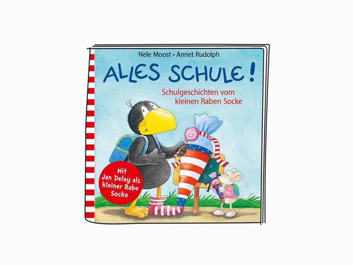Actual product image Tonies Audio book Tonie : Der kleine Rabe Socke - Alles Schule. (German)