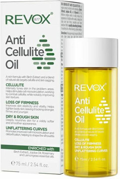 Nährwerte und Zutaten Revox B77 Anti-Cellulite Body Oil 75ml (Körperöl, 75 ml)