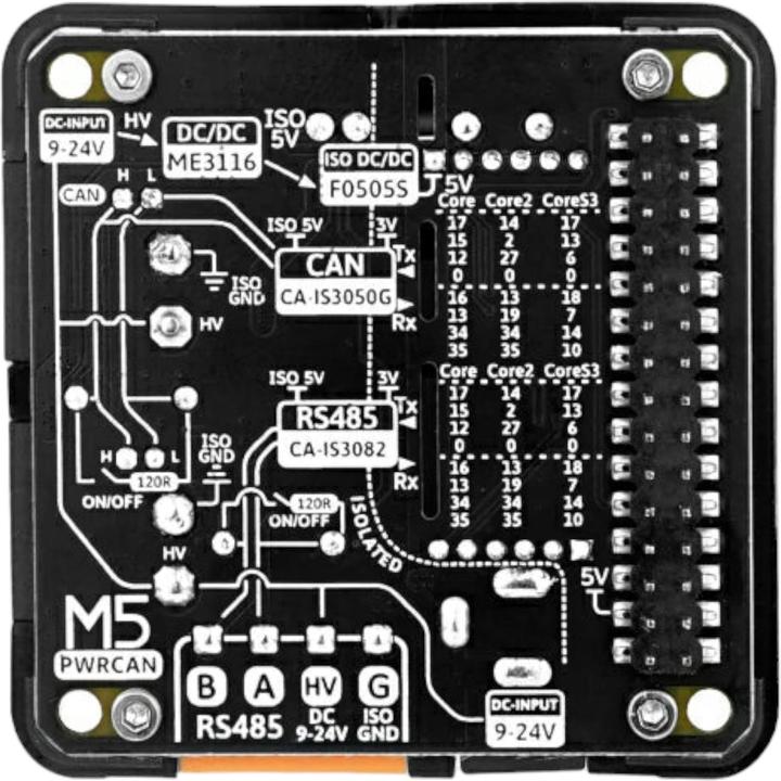 Produktbild M5Stack PWRCAN 13.2 Modul CAN/RS485