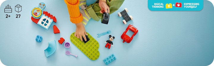 Image du produit LEGO Mickys Clubhaus und Auto (10454)