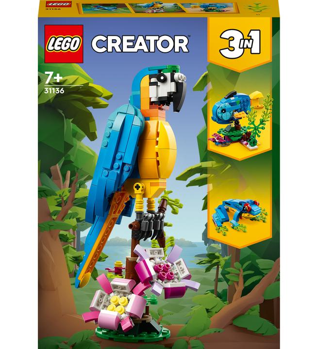 Image du produit LEGO 31136 Perroquet exotique (31136, LEGO Creator 3-in-1)