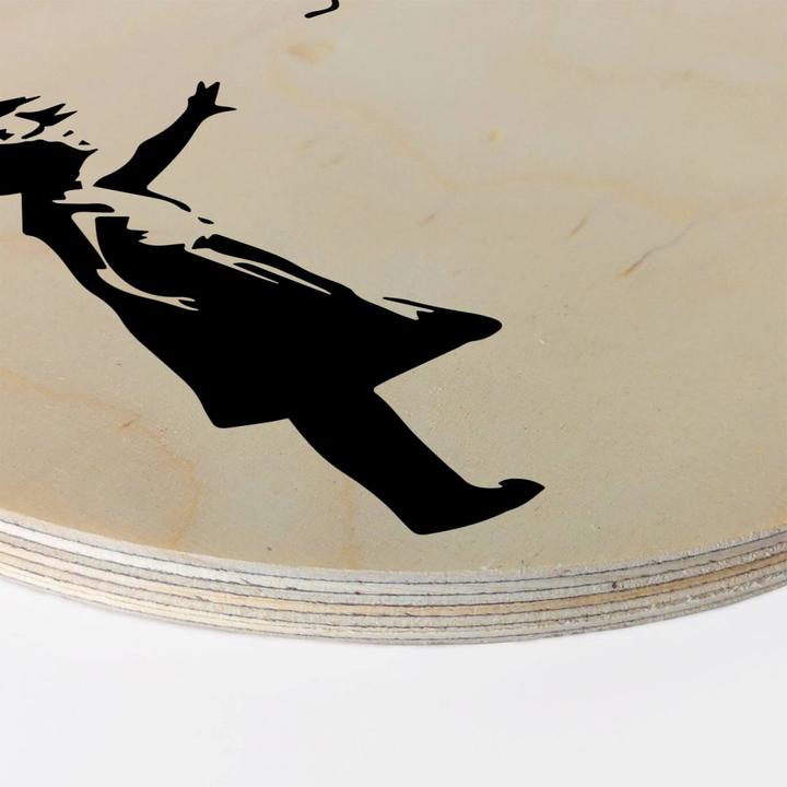 Image du produit Trenddeko Fille avec le ballon rouge (Ø 70 cm)