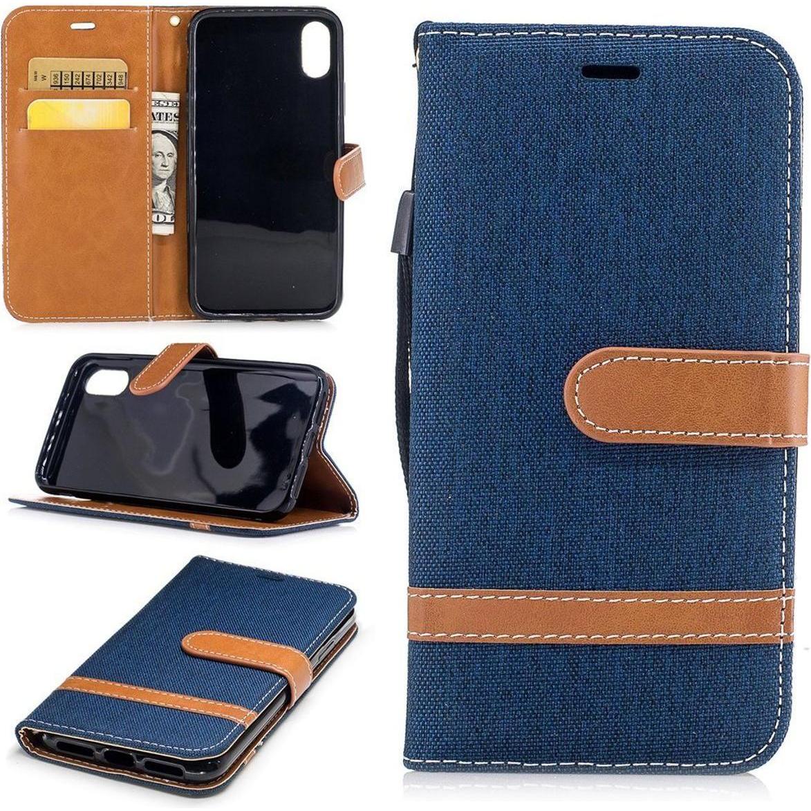 König Design Hülle Handy Schutz für Apple iPhone X Case Cover Tasche Wallet Etui Handyhülle (Apple iPhone X), Smartphone...