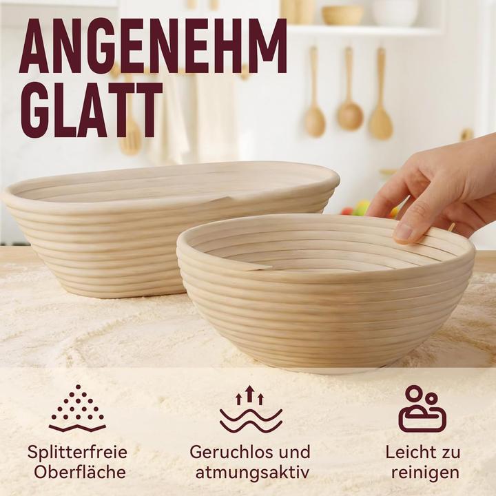 Produktbild Brotbackset mit Gärkorb und Sauerteig Starterset