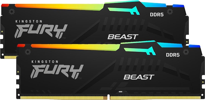 Actual product image Kingston 64GB DDR5-6000MT/S CL36 DIMM (2 x 32GB, 6000 MHz, DDR5 RAM, DIMM)