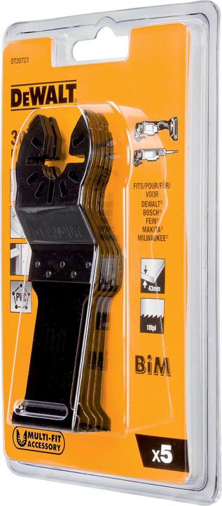 Actual product image DeWalt DT20723QZ Multifunction Tool Accessories Saw Blade