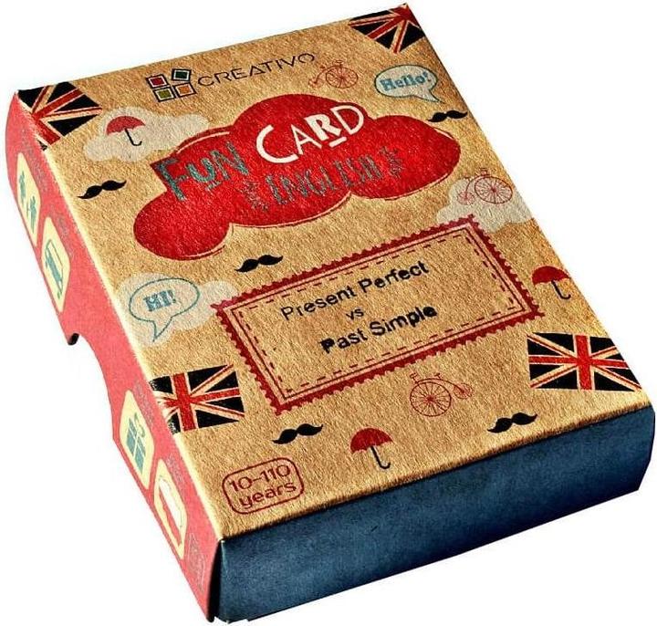Creative Lustige Karte Englisch Present Perfect vs Past Simple (Inglese)
