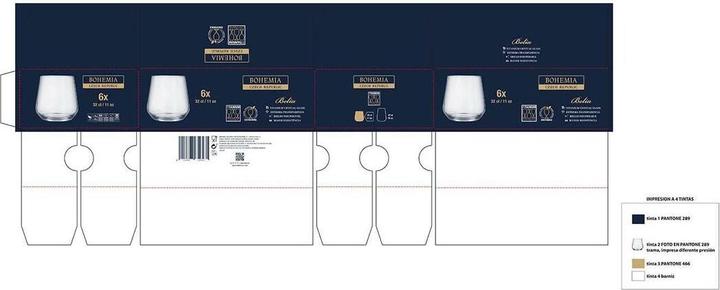 Image du produit Bohemia Crystal Set de verres Belia verre 320 ml 6 pièces (0.32 l, 6x)
