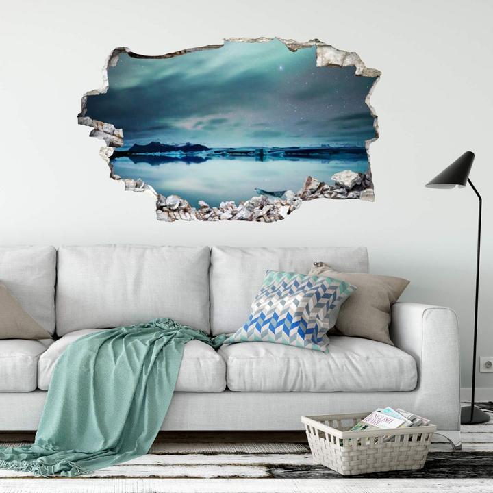Produktbild Trenddeko 3D - Polarlichter (60 x 60 cm)