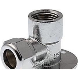 Aalberts, Rohrverbindungstechnik, Daekvinkel 1/2 - 12 MM - Forkr. Kompressions Fit. (Pressverbindung)