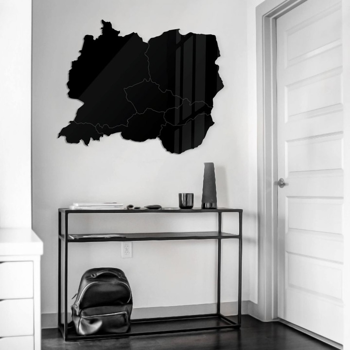 Produktbild Trenddeko Karte Mitteleuropa (42 x 34 cm)