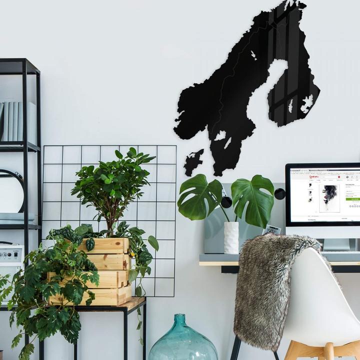 Immagine prodotto Trenddeko Mappa Scandinavia (36 x 46 cm)