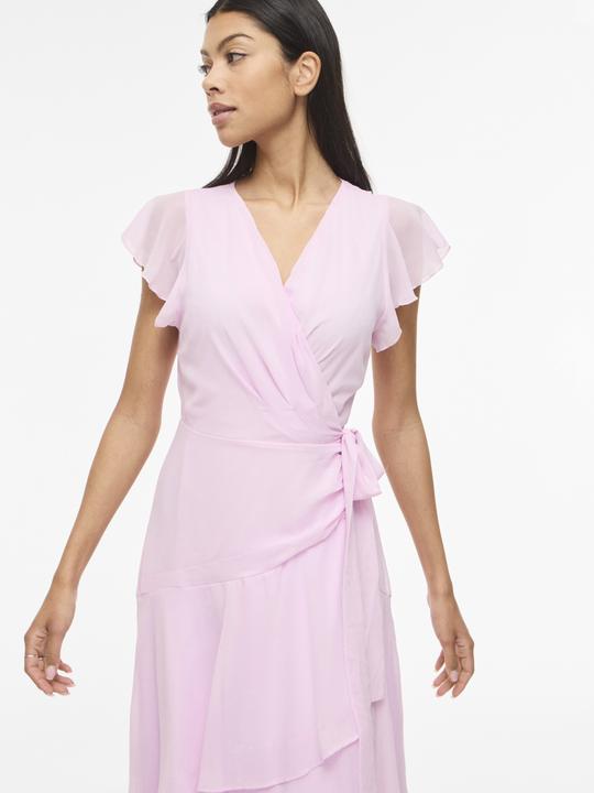 Image du produit Vila VIURA Maxi Kleid mit V-Ausschnitt (36)