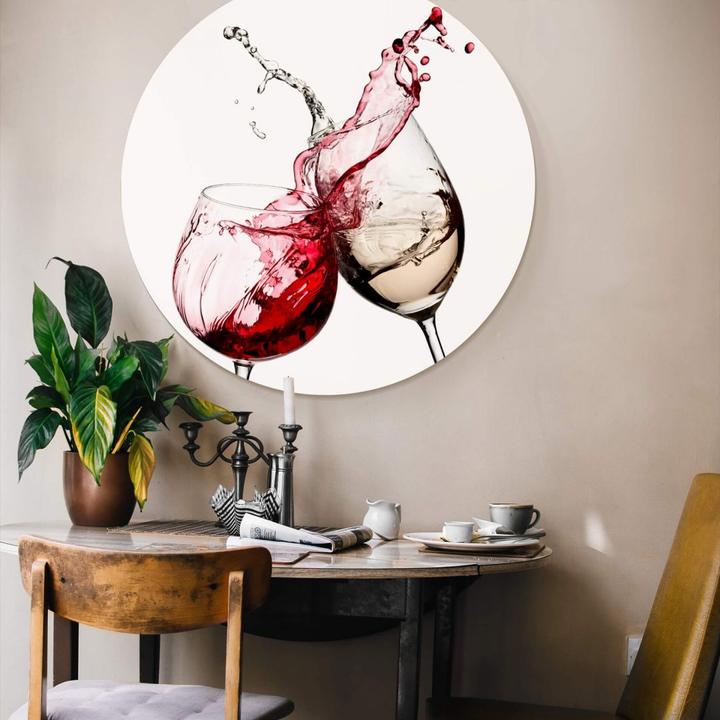 Produktbild Trenddeko Weingläser (120 x 120 cm)