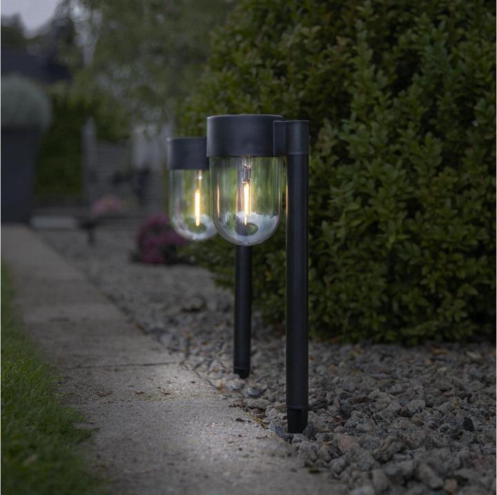 Actual product image Star Trading Solar Bollard 2 Pack Cupola (IP44)