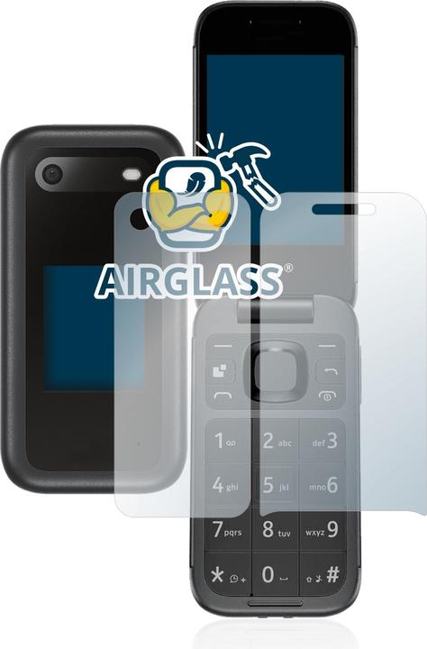 Actual product image BROTECT AirGlass Glass (1 Piece, Nokia 2660 Flip)