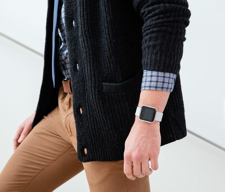 Image du produit Fitbit Bracelet en cuir Blaze avec cadre (Cuir véritable)