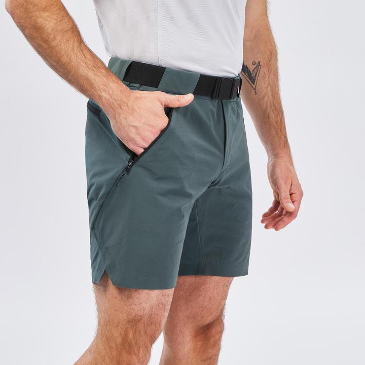 Actual product image Quechua Wandershorts Herren - MH500 grün (44)
