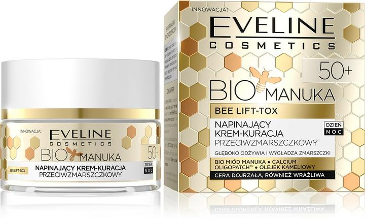 Eveline Organic Manuka 50+ Tightening Anti-Wrinkle Cream-Treatment On Day And Night 50Ml (50 ml, 24h cream)