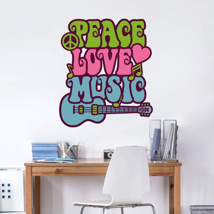 Immagine prodotto Trenddeko Pace Amore Musica 1 (120 x 140 cm)