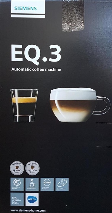 Actual product image Siemens EQ.3 s300