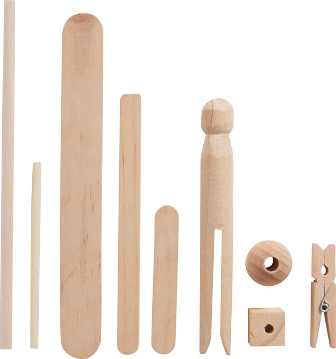 Produktbild Rayher Basic-Bastelbox Holz, 450 Teile