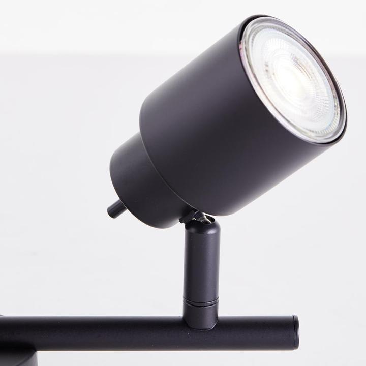 Actual product image Brilliant Andres LED Spot Tube 2flg black matt (690 lm, GU10)
