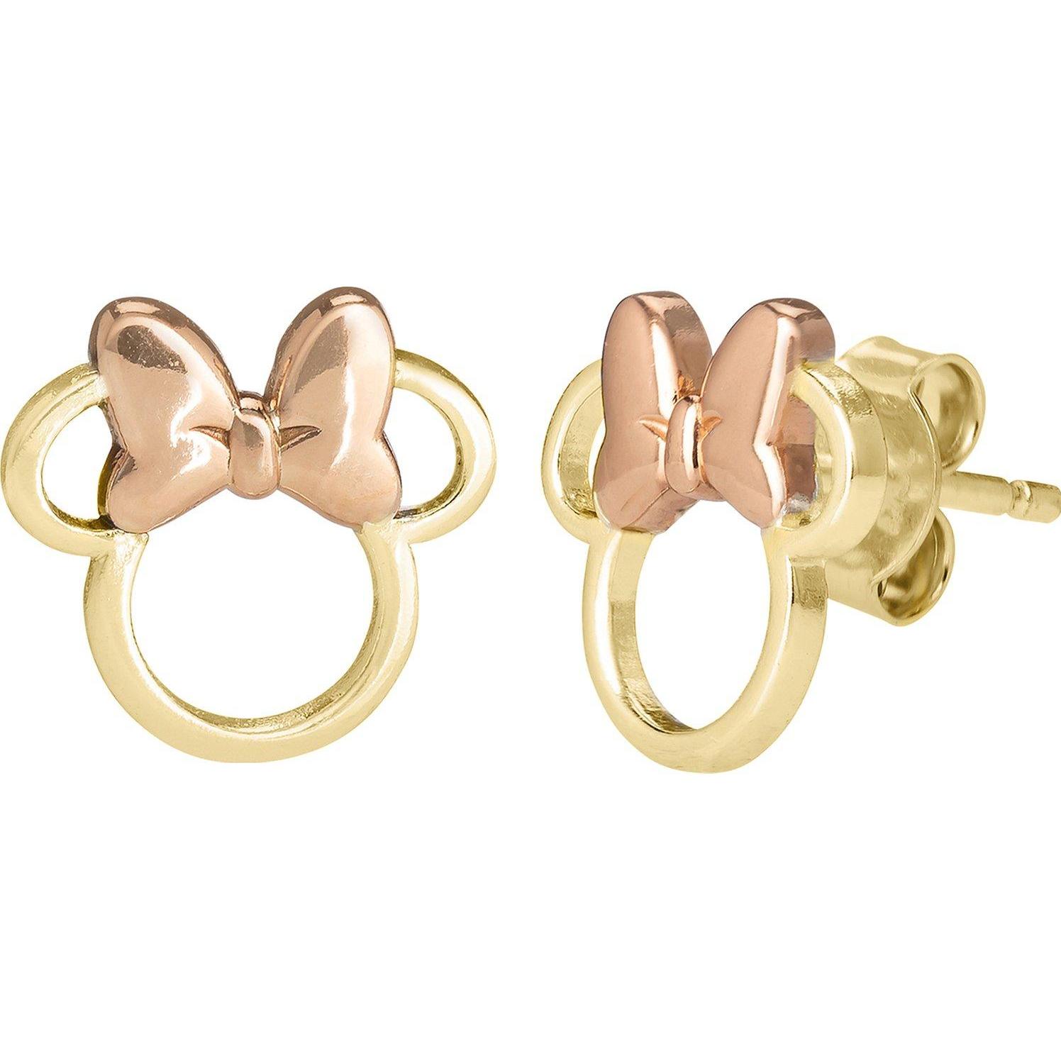 Thumbnail - Disney, Ohrringe, Jewelry Ohrstecker Mickey Mouse, (375er Gelbgold)