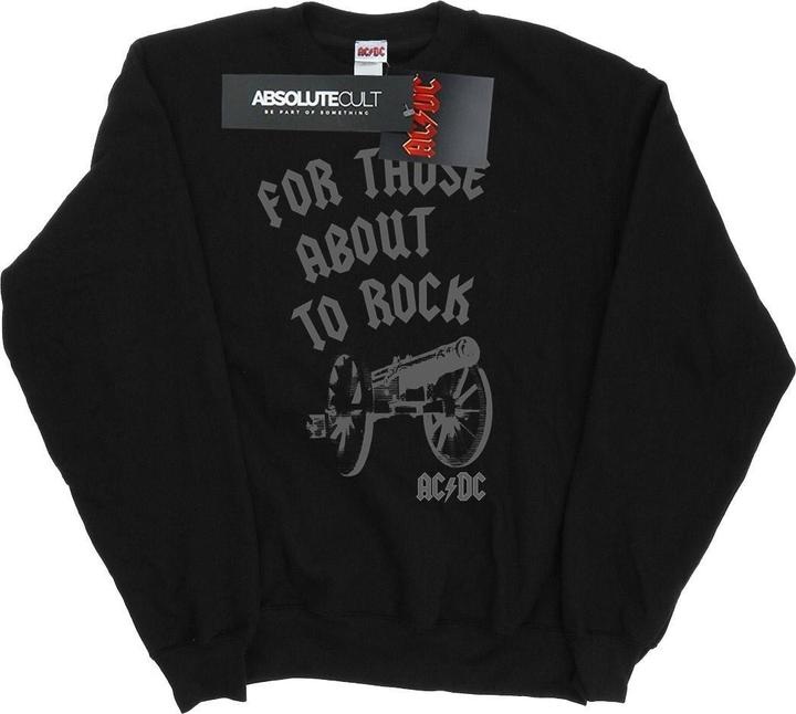 AC/DC For Those About To Rock Cannon Sweatshirt Mädchen (140, 146)
