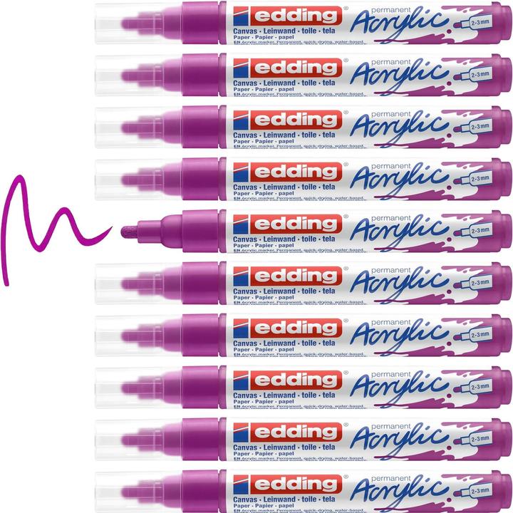Actual product image Edding Acrylic marker 5100 Medium (Berry, 3 mm, 1 x)