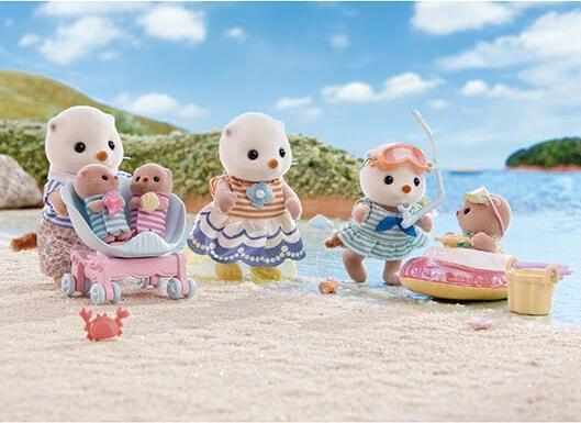 Actual product image Sylvanian Families Seeotter Familie