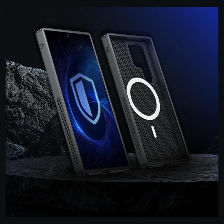 Actual product image 3MK COOLing MagCase for Samsung Galaxy S25 Ultra - Black (Samsung Galaxy S25 Ultra)