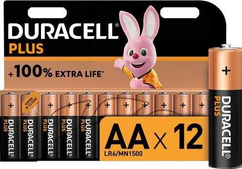Produktbild Duracell Plus Power Boost 12x LR6 (AA) (12 Stk., AA / LR6 / LR06 / Mignon / R6 / R14505)