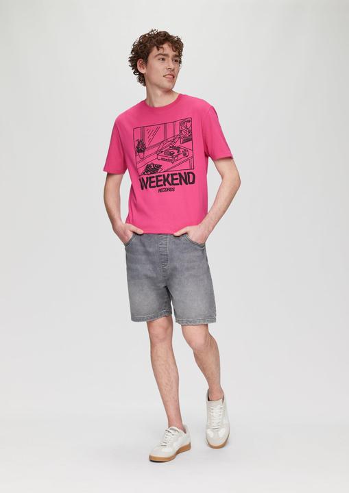 Actual product image S.Oliver Jeans-Hose Kurze Jeans-Jogger / Regular Fit / Mid Rise / Baumwollstretch (M)